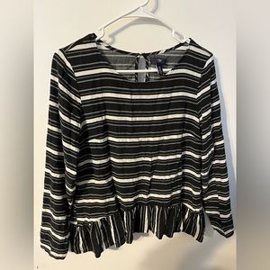 Women’s peplum Gap blouse. Size xs